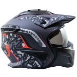 CASCO KOMBAT CAMO ROJO MATTE